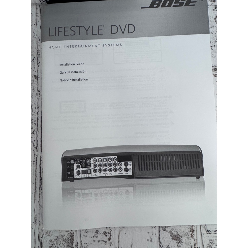 Bose RC38T1-27 Remote Control with Lifestyle 38 48 Manuals and uMusic Guide - Picture 4 of 12